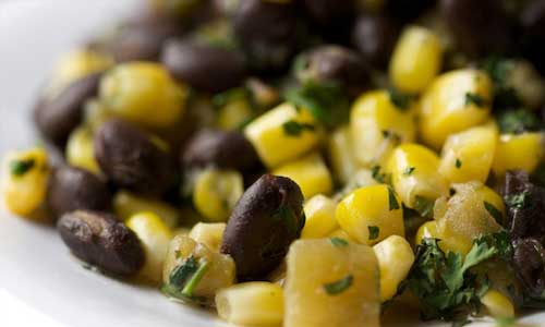 Black Beans with Corn and Green Chiles